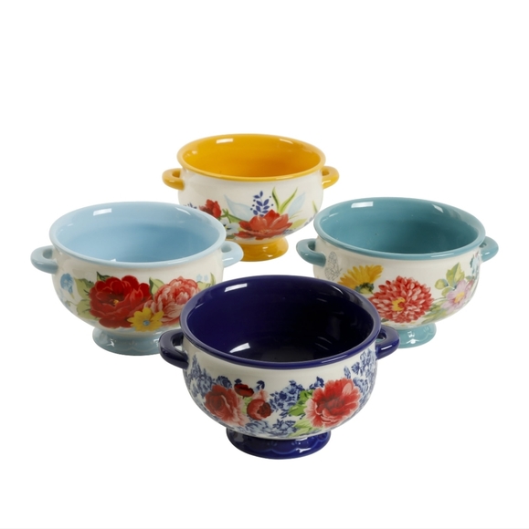 ❤️ Pioneer Woman Medley 20oz Soup Bowls - Picture 9 of 9